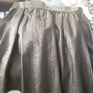 Faux leather skirt